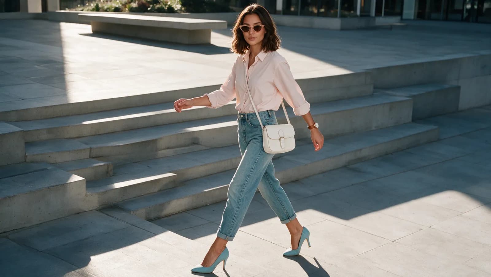 AI generated on model fashion photo